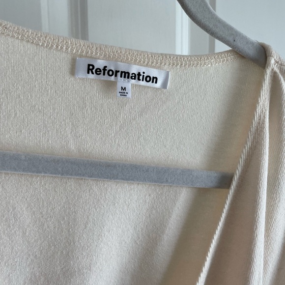 Reformation Karah Dress Cream M - Picture 8 of 11